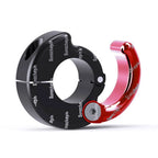 CNC Helmet Hook Holder for Motorcycle ATV 21-28mm Handlebar Red