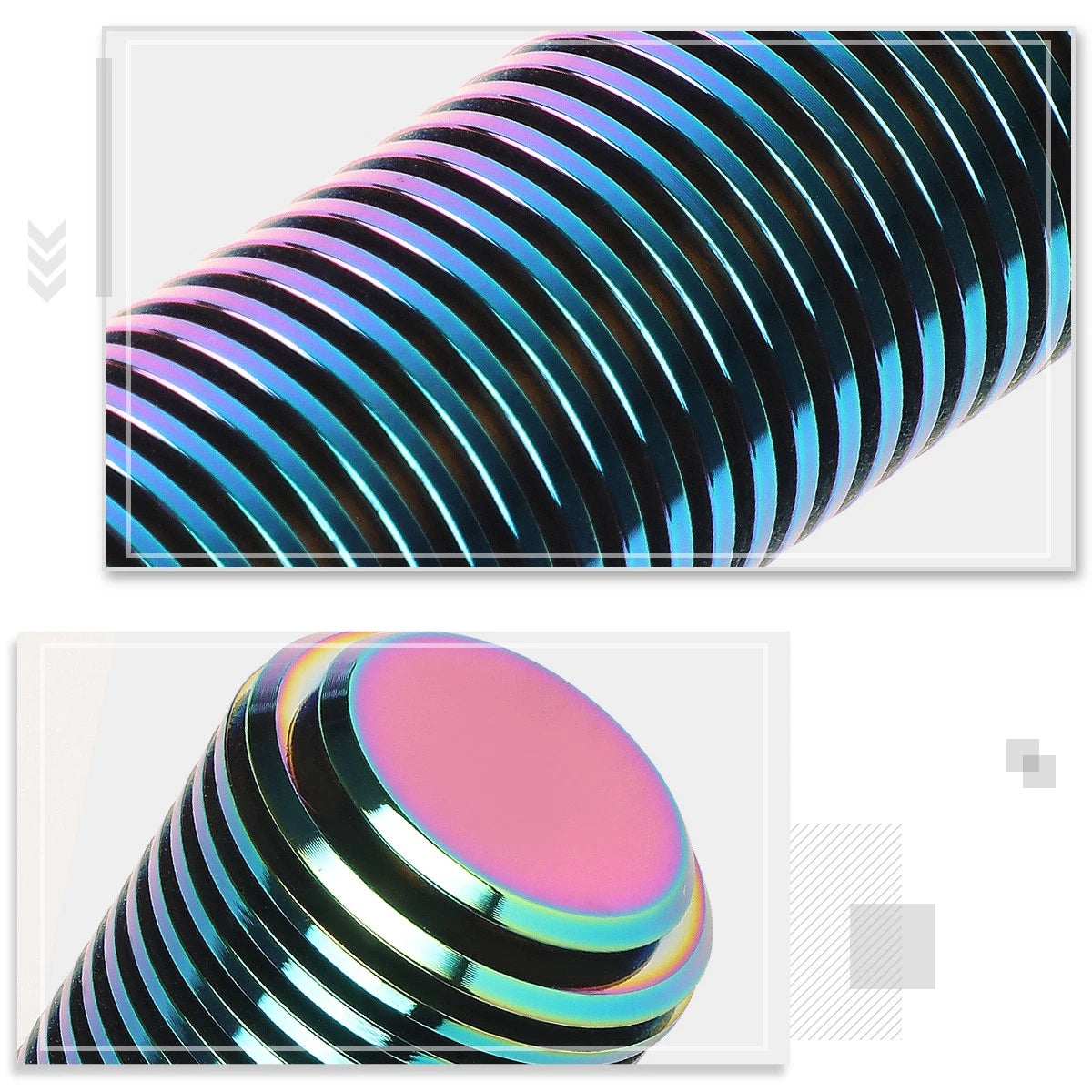 NRG SK-700MC Neochrome Heatsink Short Curvy Shift Knob for Universal (2000–2023)