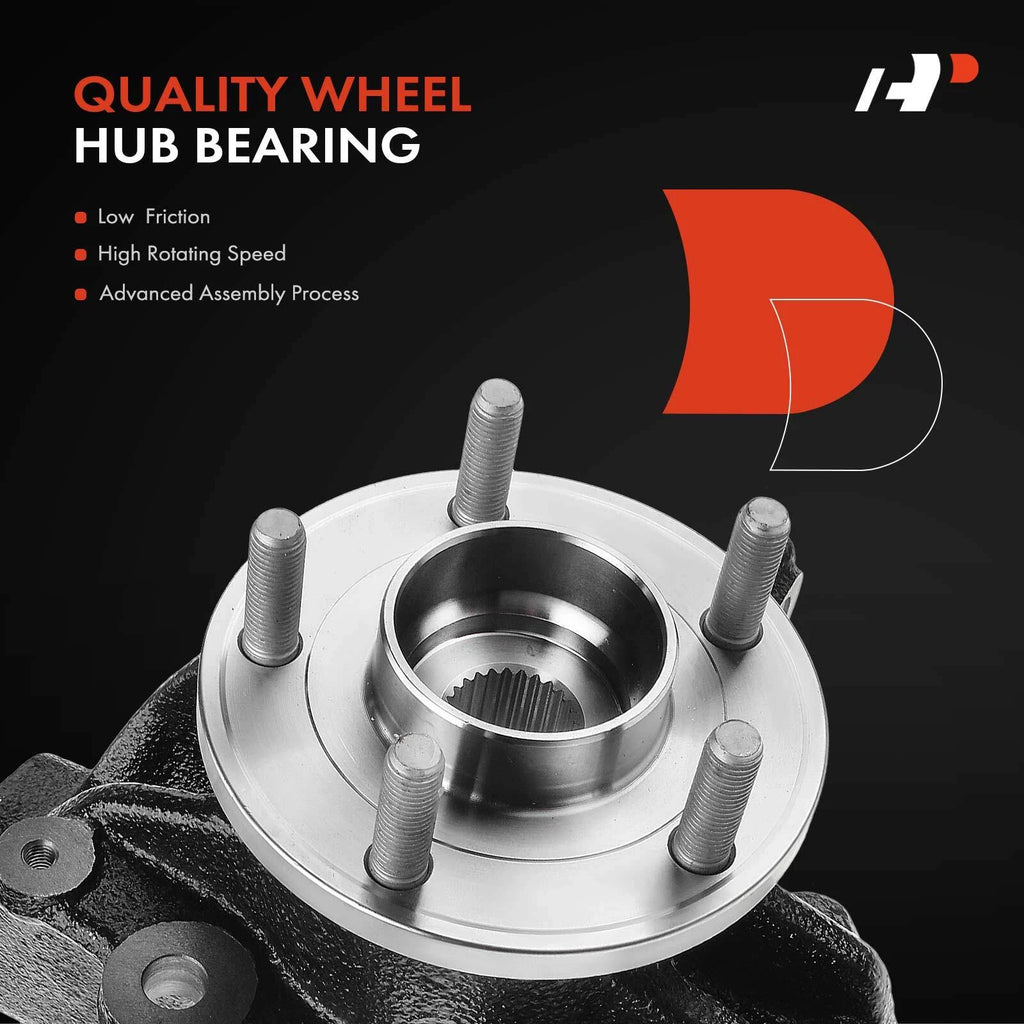 Front Left Steering Knuckle & Hub Bearing Assembly for Ford Focus (2012-2018)