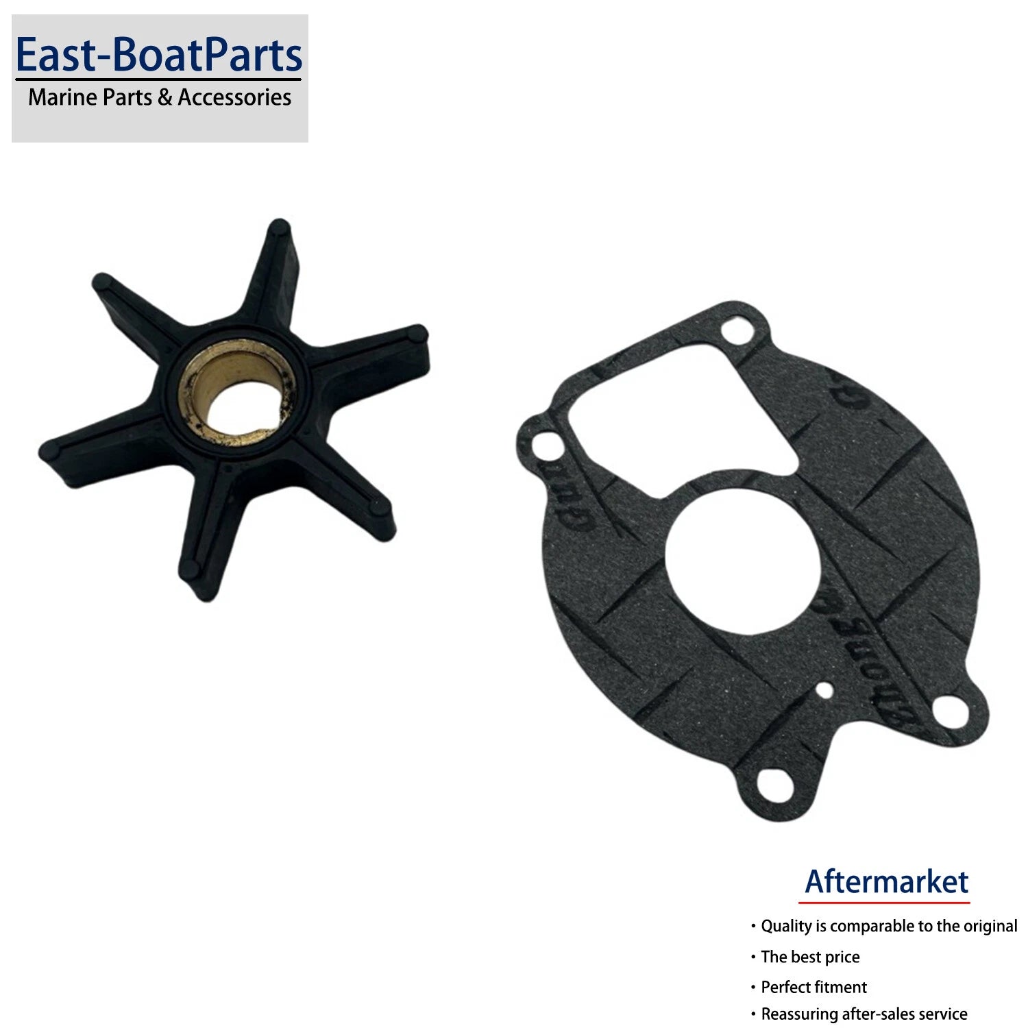Water Pump Impeller & Gasket for Mercury 18 20 25 HP Outboard (850893 993261)
