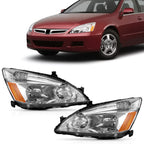 Headlights for Honda Accord (2003–2007) Pair Chrome Housing