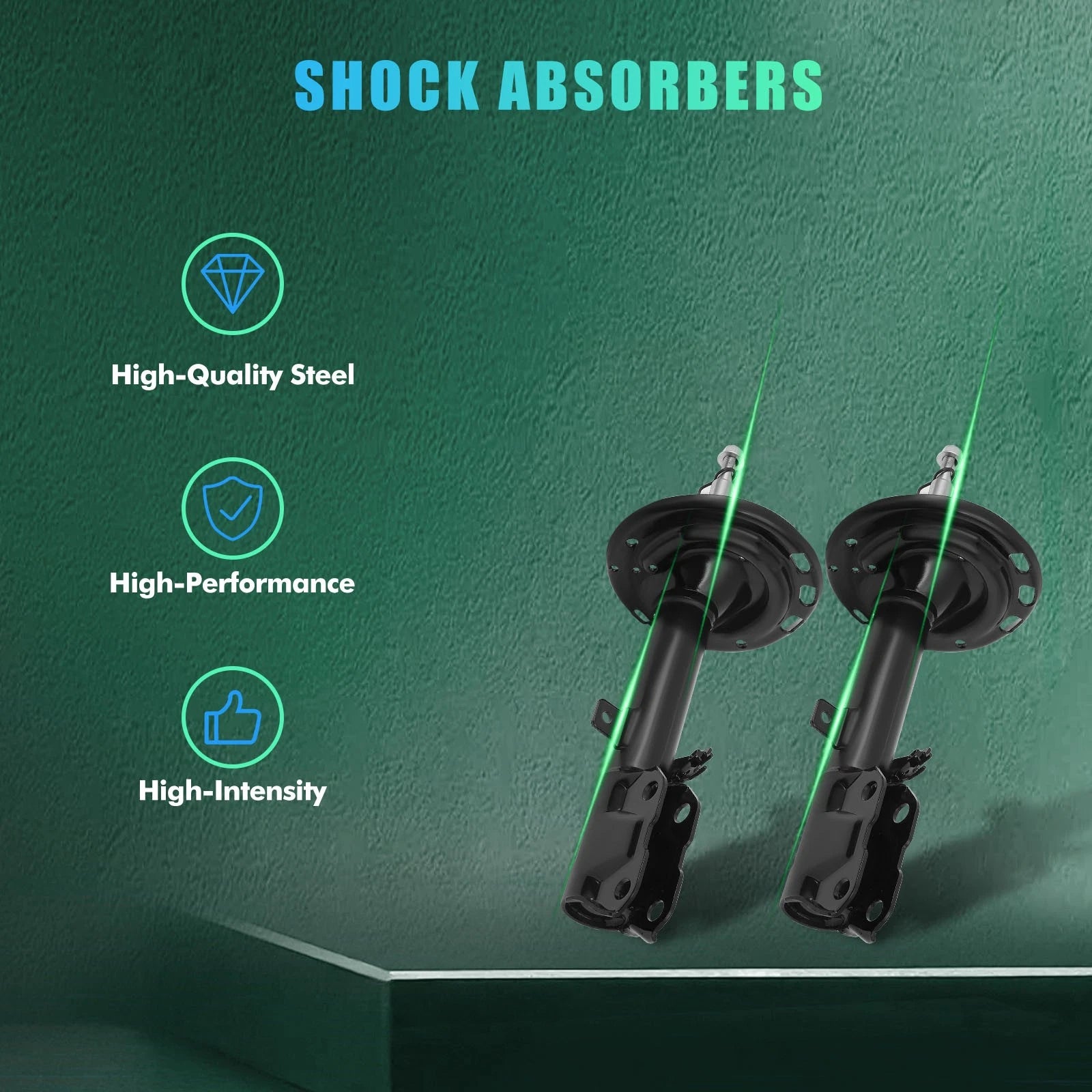 Set of 2 Rear Struts for Toyota Camry (2012–2017)