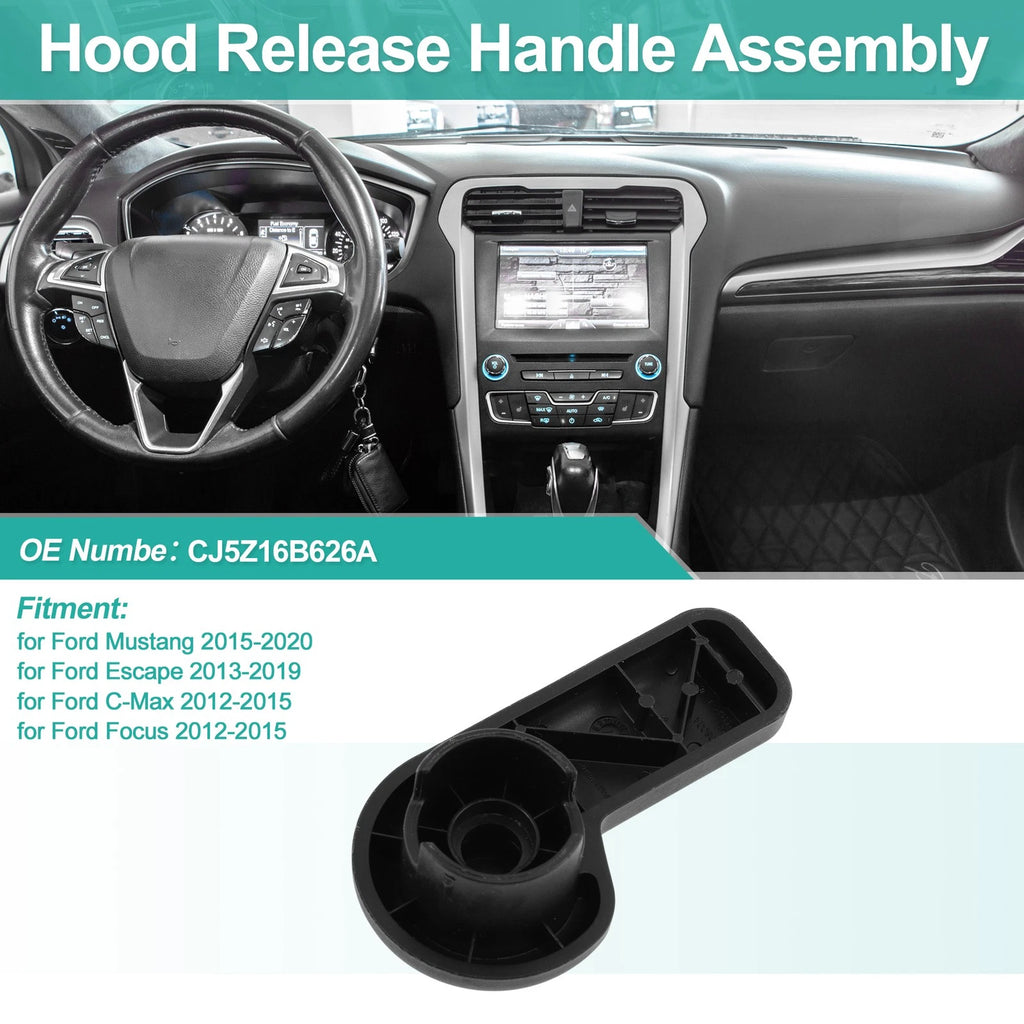 Hood Latch Release Handle for Ford Mustang (2015–2020) No.CJ5Z16B626A
