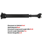 Drive Shaft for Chevrolet K1500 (1988–1993) 4WD AT 26022466 65-9346 938-098