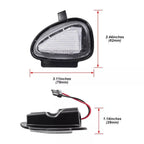 LED Side Under Mirror Puddle Courtesy Lights for Golf Mk6