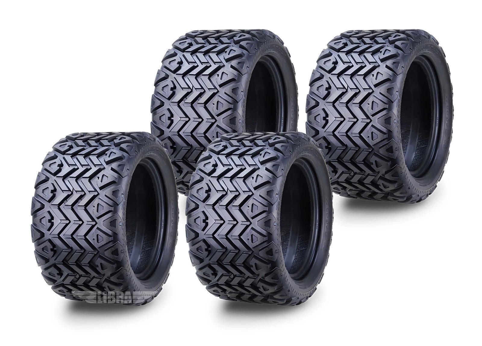 Set of 4 WANDA 20x10-12 Golf Cart ATV Tires 4 Ply - 14031