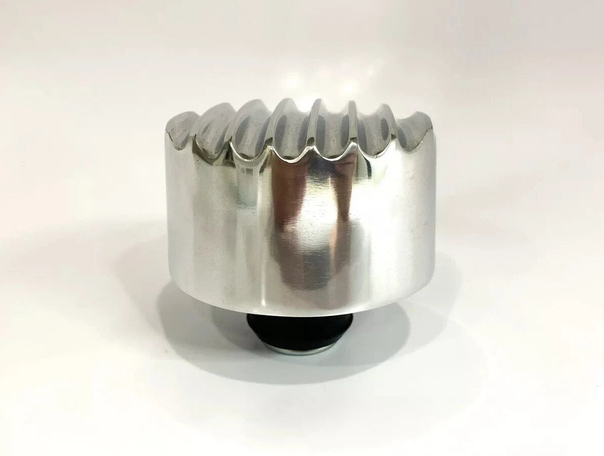 Valve Cover Breather Finned Aluminum for Round Push In VW (2000–2020)