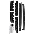 Black Side Steps for Toyota Highlander (2020–2023) PT938-48200 Pair