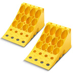 Stackable Wheel Chock with Handle for Universal Use (60000 lbs Capacity)