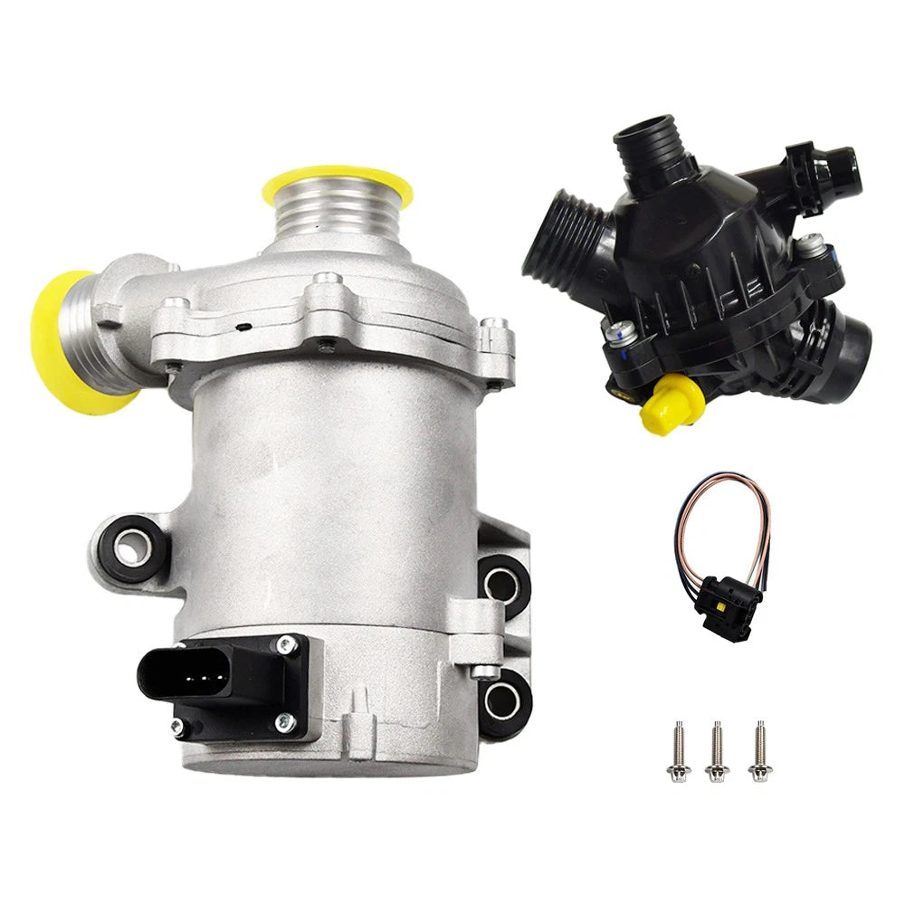 Water Pump & Thermostat & Bolts for BMW 128i 325i 328i 528i X3 X5 Z4 (2008–2013)