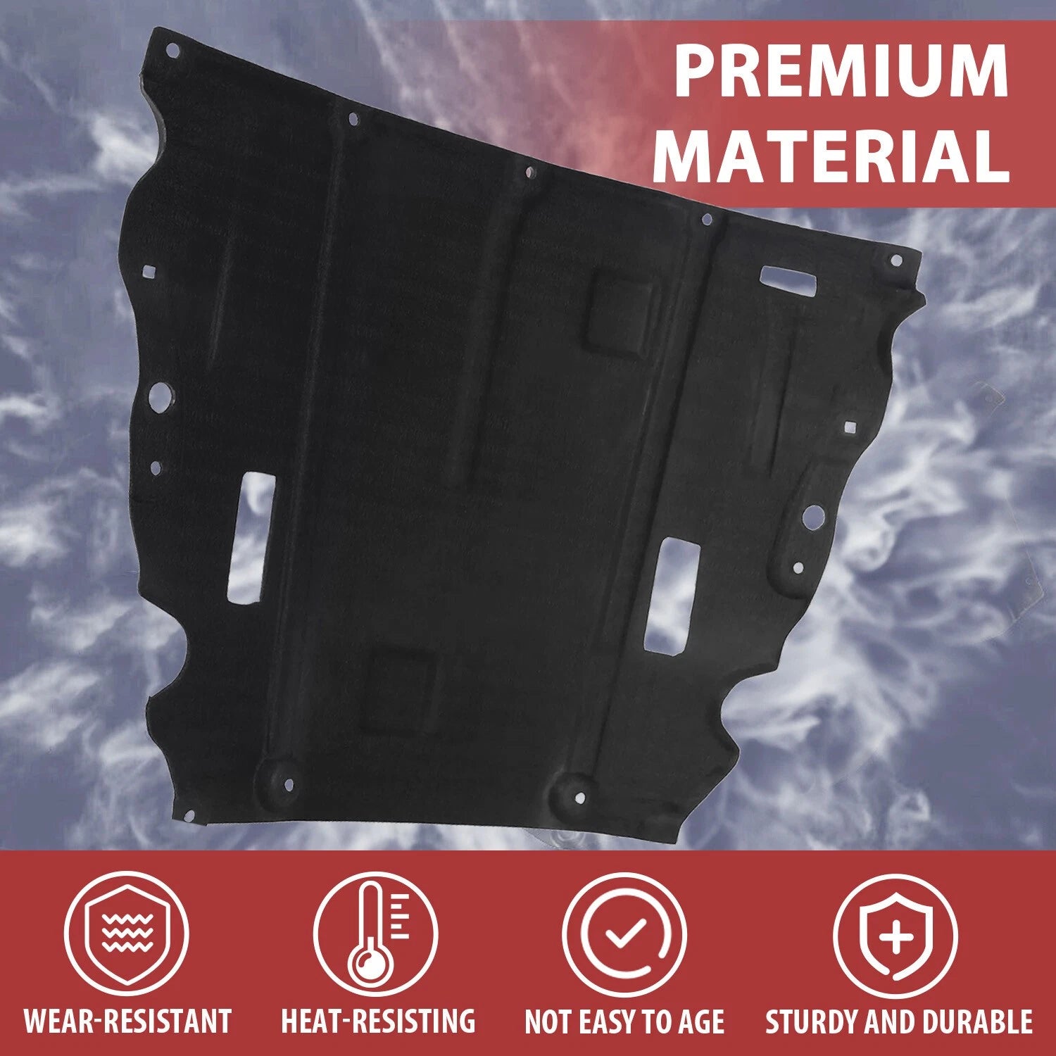 Front Engine Under Cover Splash Shield for Ford Fusion (2013–2020) FO1228126