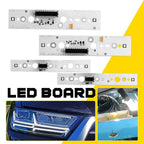 4X LED Headlight DRL Turn Signal Boards for Audi Q7 (2017–2019)