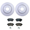 Hella Rear Rotors Low-Met Disc Brake Pad Kit for Audi A4 (2018–2020)