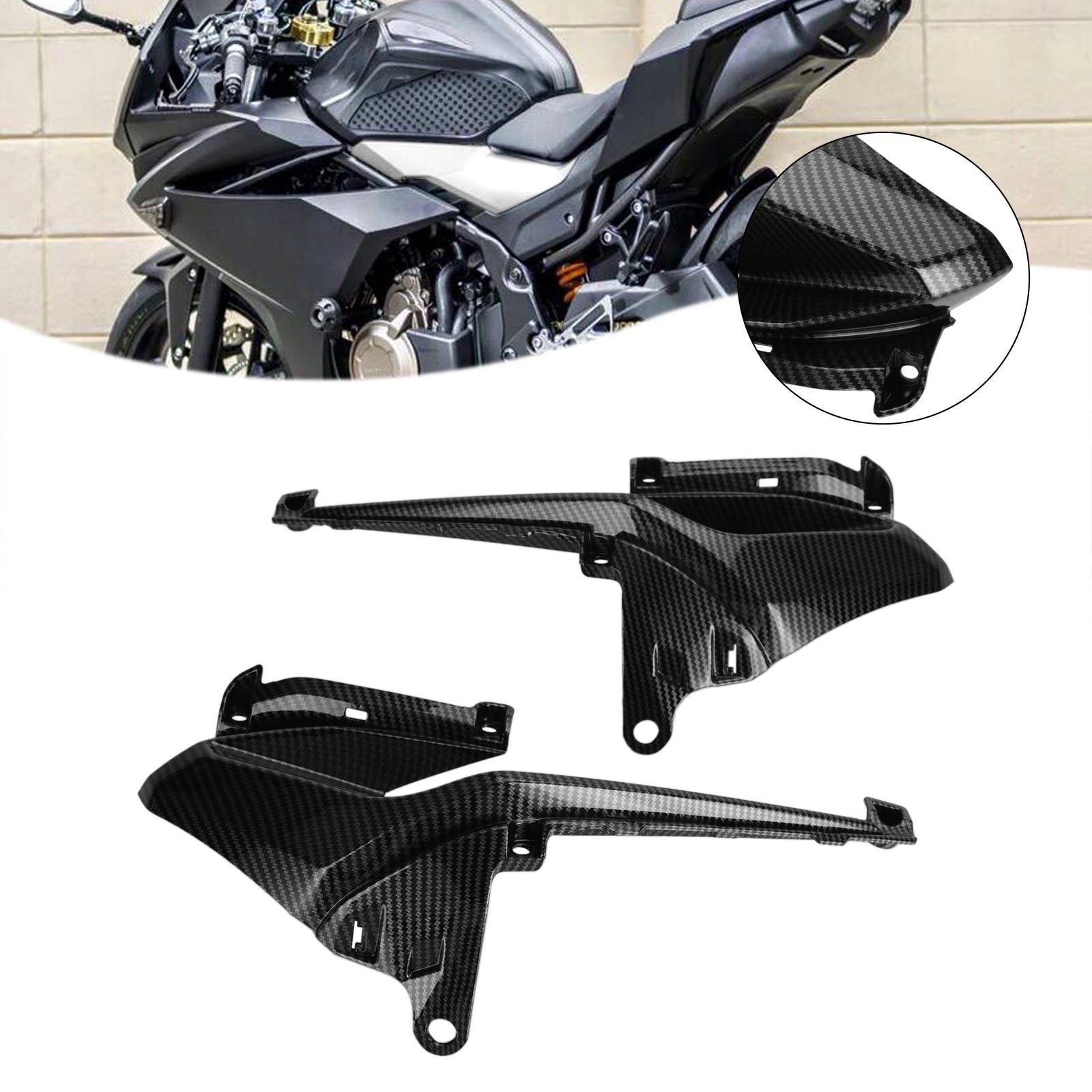 Air Intake Vent Cover Side Panels for Honda CBR500R (2019–2021) Carbon
