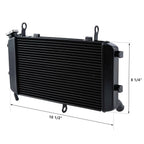 Radiator Cooling Cooler for Suzuki GSXS750 GSXS750Z (2018–2023) Black