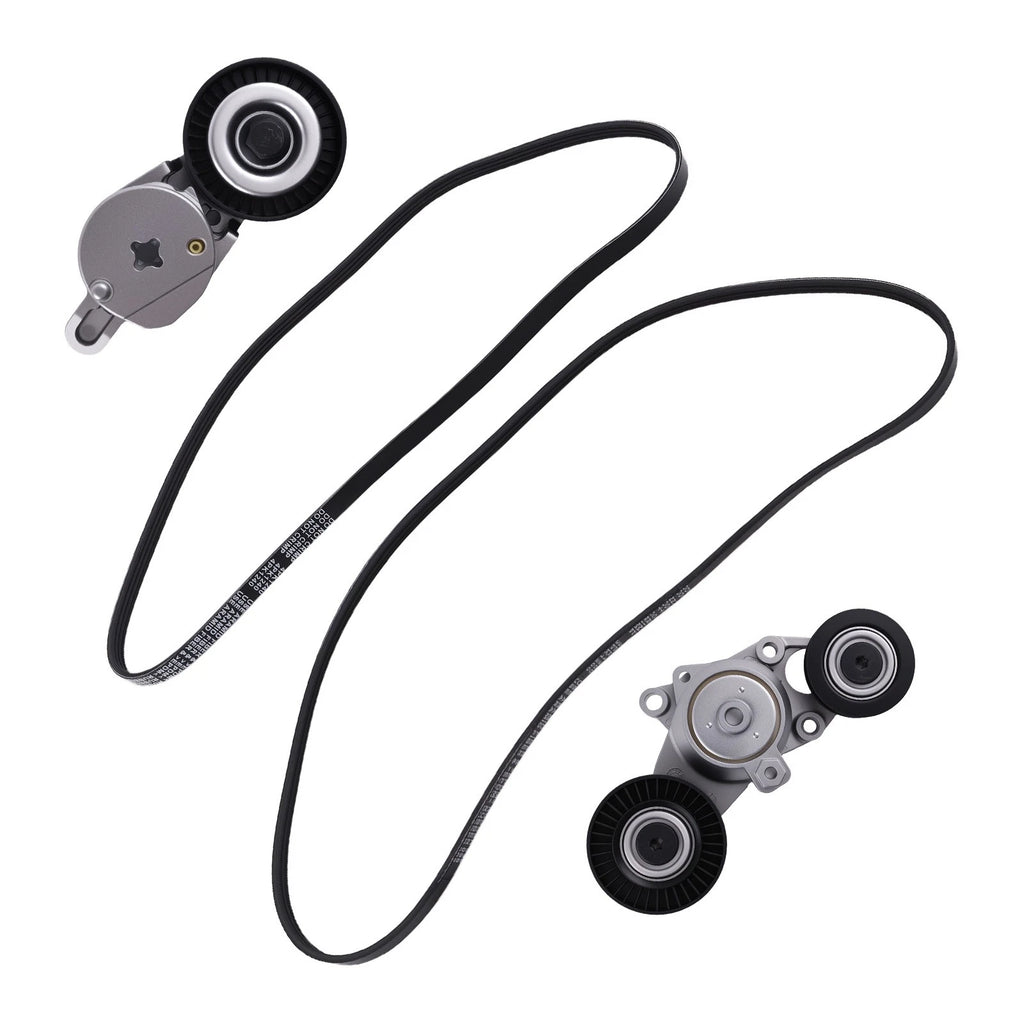 Belt Tensioner and Pulley Set for Toyota Camry Base Sedan 2.5L (2010–2011)