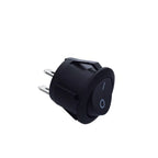 2X 12V Round Rocker Switch ON/OFF 2 Pin SPST for RV and More
