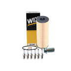 Wix Engine Oil Filter & Denso 6 Platinum TT Spark Plugs for W140 S320 (1992–1999)