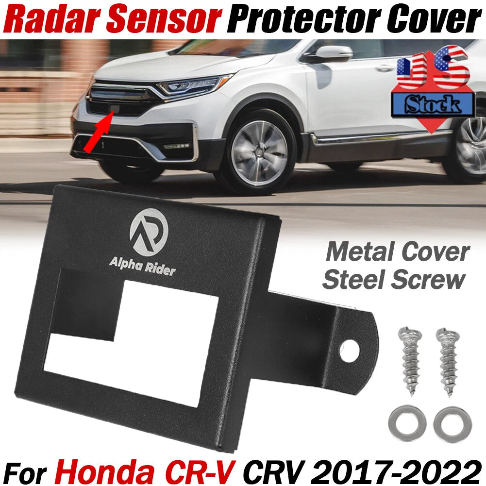 Radar Sensor Protector Cover for Honda CR-V (2017–2022) Black Anti-theft
