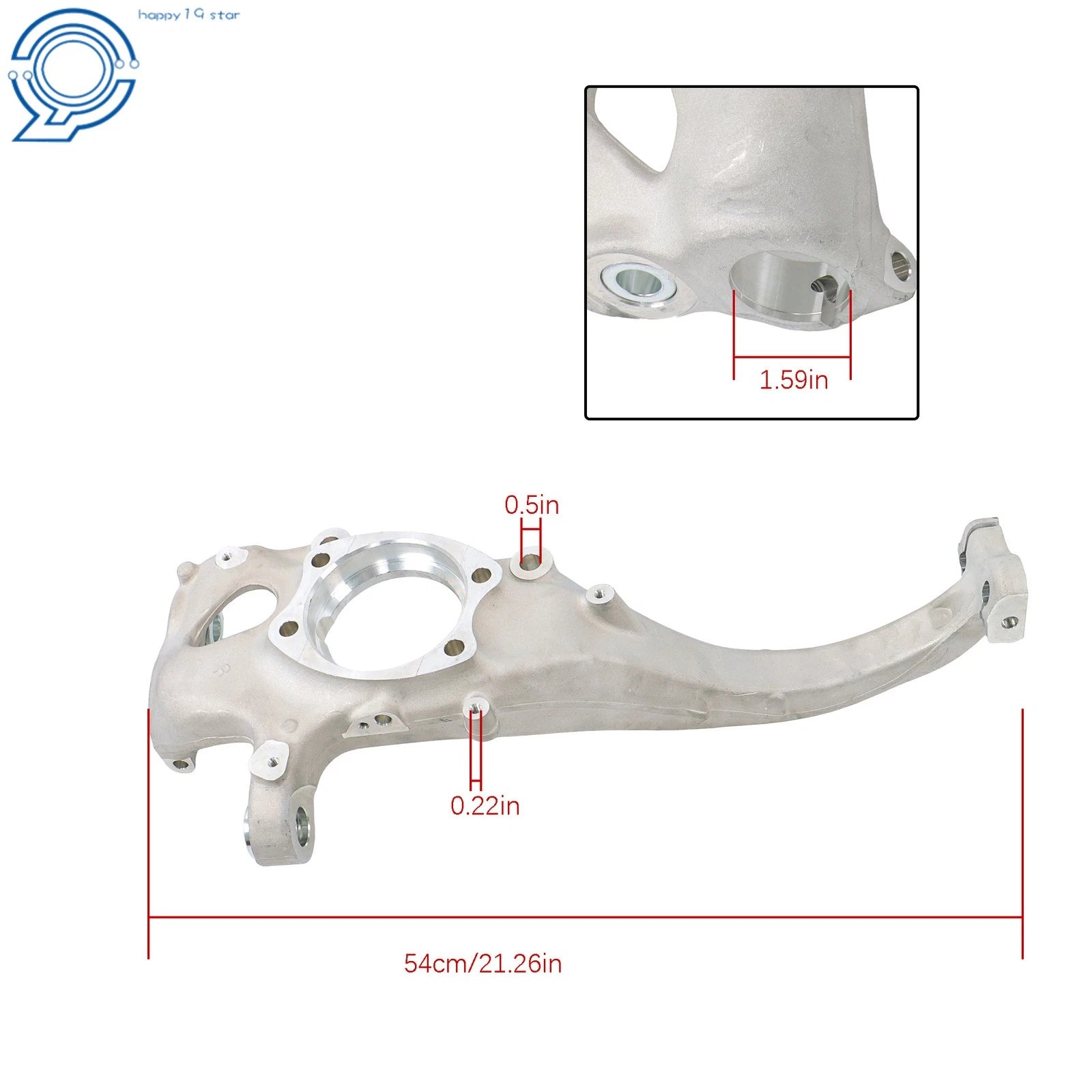 Steering Knuckle for Audi A4 A5 A6 A7 Q5 S4 S5 (2013–2016)