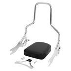 Chrome Sissy Bar Backrest for Harley Softail Fat Bob FXFB FXFBS (2018–2025)