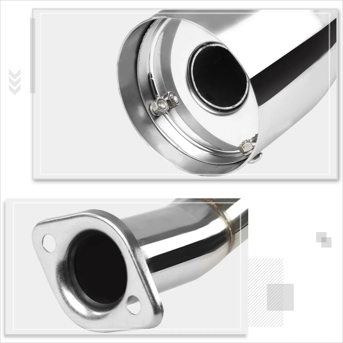 4" Tip Muffler Catback Exhaust System for Subaru Impreza WRX (2008–2014)