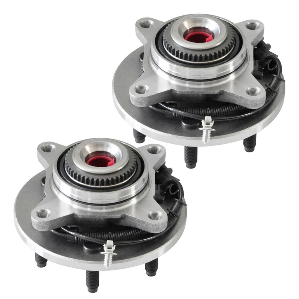 2X Front Wheel Hub and Bearings for Ford F-150 (2003–2008)