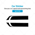 2X Black Racing Car Hood Stripe Decal Vinyl Sticker Universal