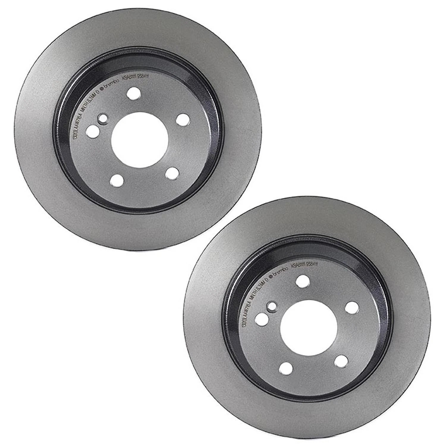 Brembo 2X Rear Solid Coated 300mm Brake Disc Rotors for MB W211 W212
