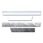 Diamond Grade 4pc Stainless Steel 6" Rocker Panels for 2007-17 Lincoln Navigator