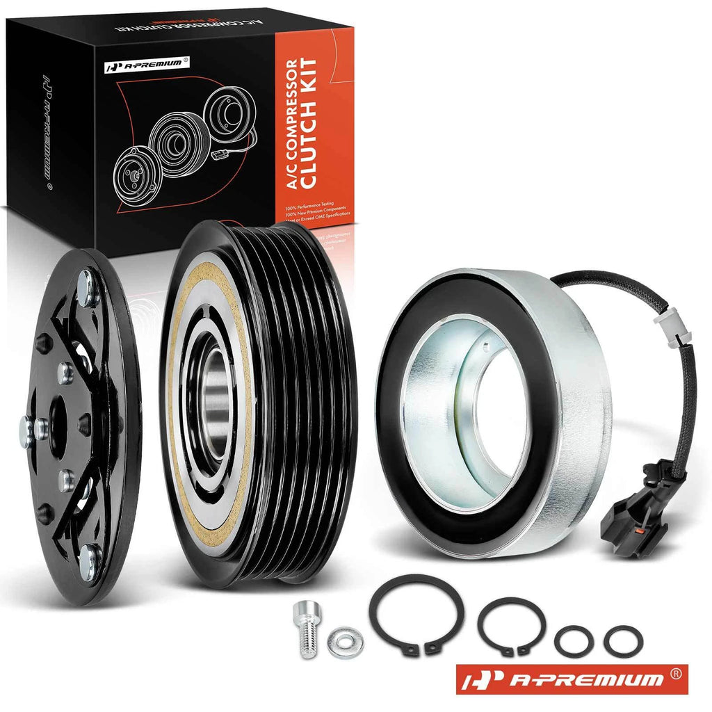 A/C Compressor Clutch Kit with 6-Groove Pulley for Subaru Forester (2011–2013)
