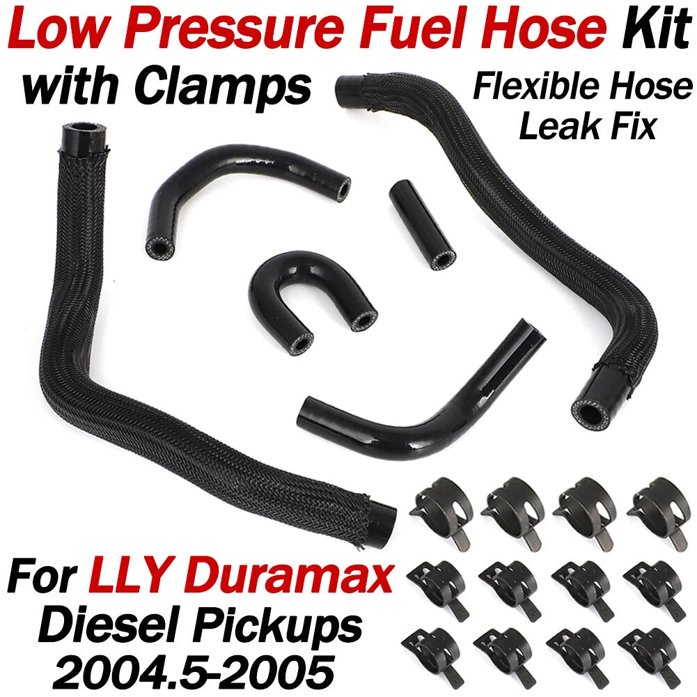 Low Pressure Fuel Hose Kit for GM Deluxe LLY Duramax 2004.5-2005 6.6L