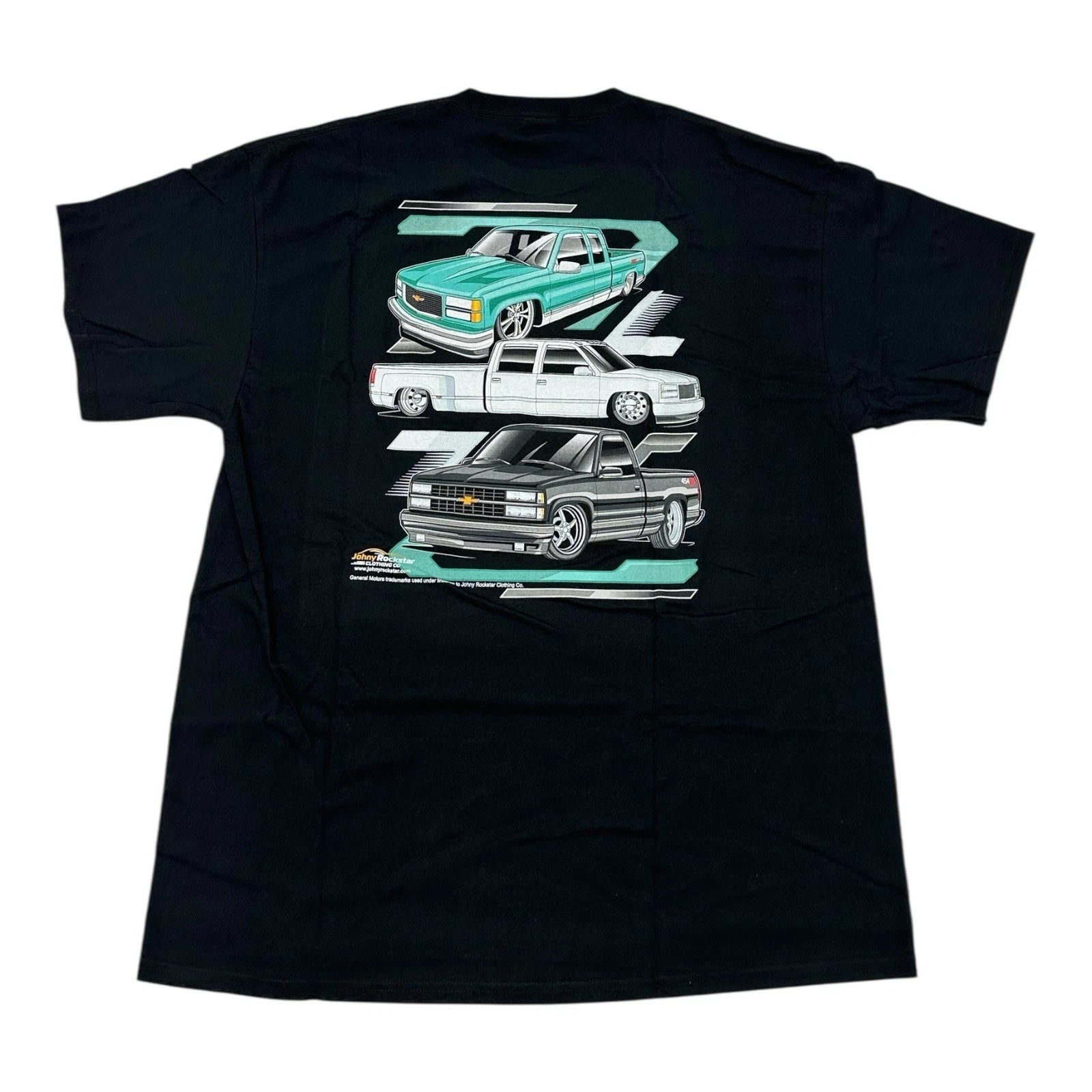 Black Licensed T-Shirt for Chevrolet Silverado (2014–2018)