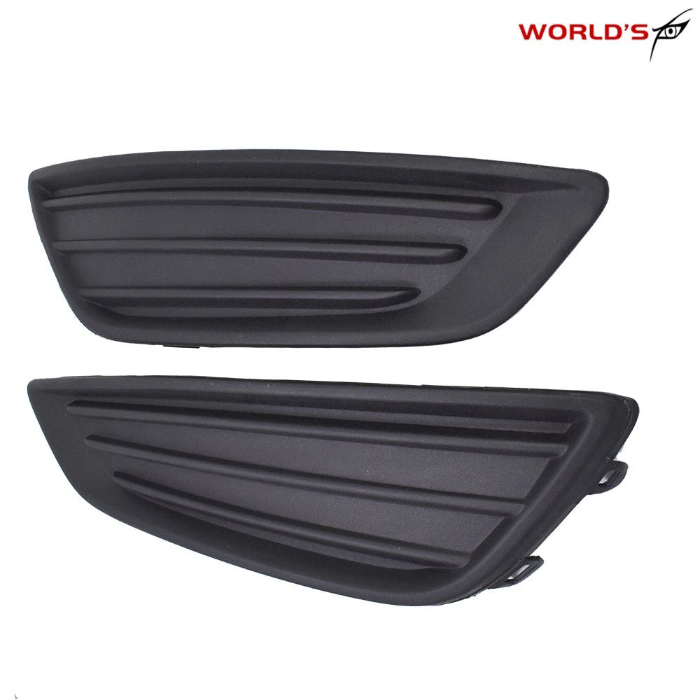 Pair Black Fog Light Covers for Ford Focus (2015–2018)