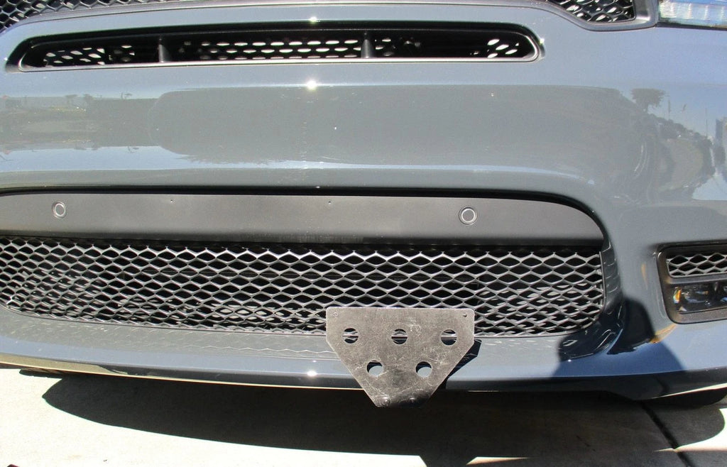 License Plate Bracket Replacement for 2021-2024 Dodge Durango with Adaptive Cruise