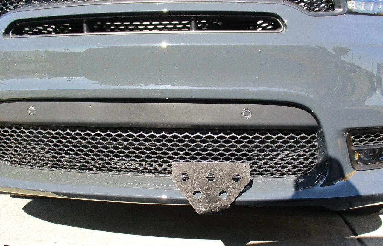 License Plate Bracket Replacement for 2021-2024 Dodge Durango with Adaptive Cruise