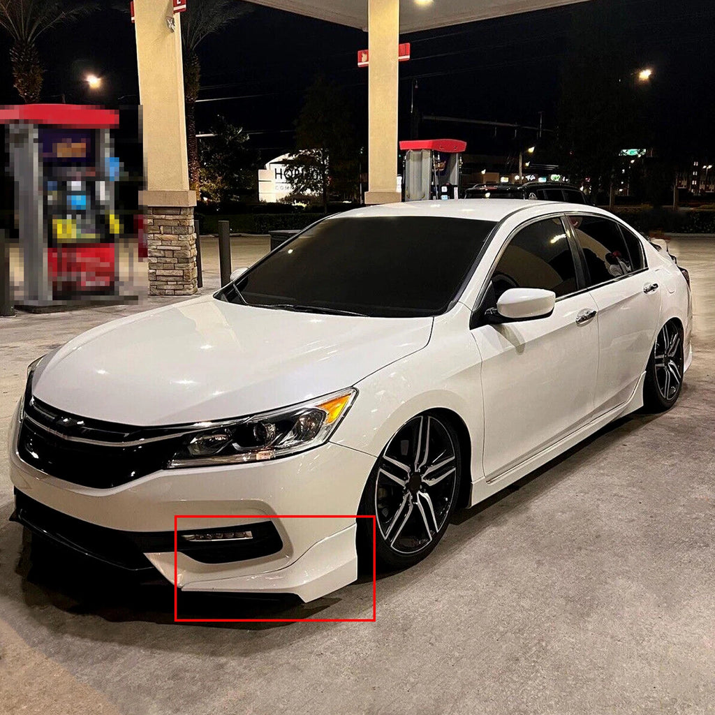 4PCS Bumper Lip Splitter for Honda Accord Sedan (2016–2017)