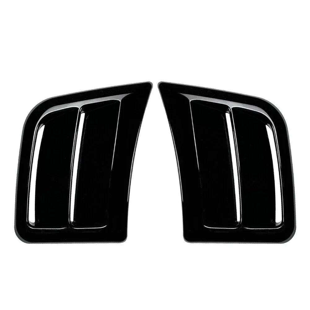 Black Front Bumper Side Air Vent Covers for Subaru Impreza WRX STI (2008-2014)