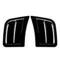 Black Front Bumper Side Air Vent Covers for Subaru Impreza WRX STI (2008-2014)