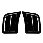 Black Front Bumper Side Air Vent Covers for Subaru Impreza WRX STI (2008-2014)
