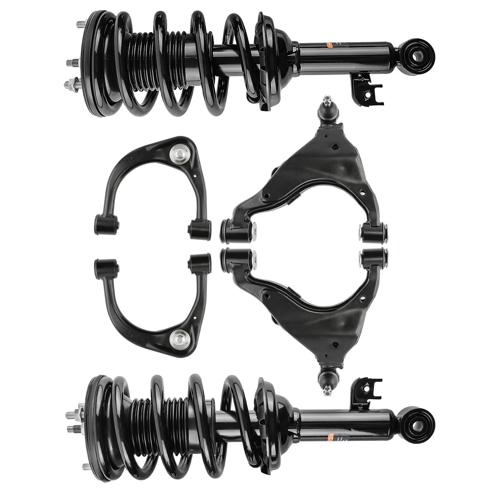 Set of 6 Front Struts ASSY & Control Arm Suspension Kit for Toyota Tacoma (2005–2015)