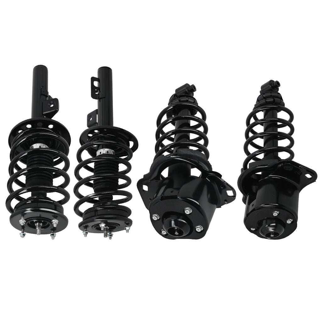 Set of 4 Struts w/Coil Spring Assembly for Ford Taurus FWD (2008–2009)