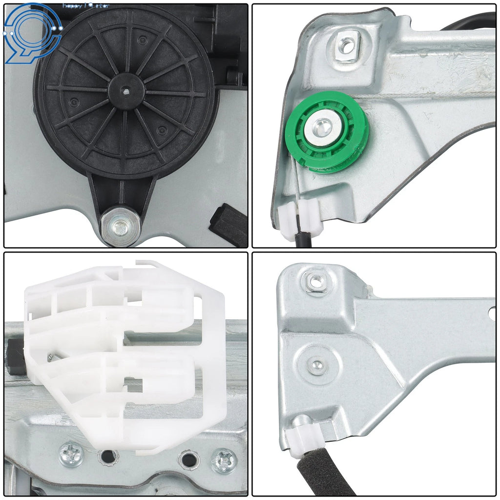 Rear Passenger Side Window Regulator w/ Motor for Buick LaCrosse (2005–2009)