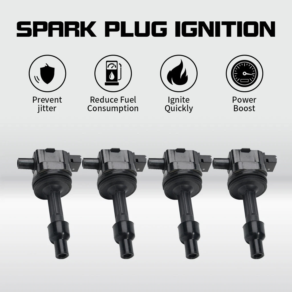 Set of 4 Ignition Coils for Volvo S40 V40 (2000–2004) UF365