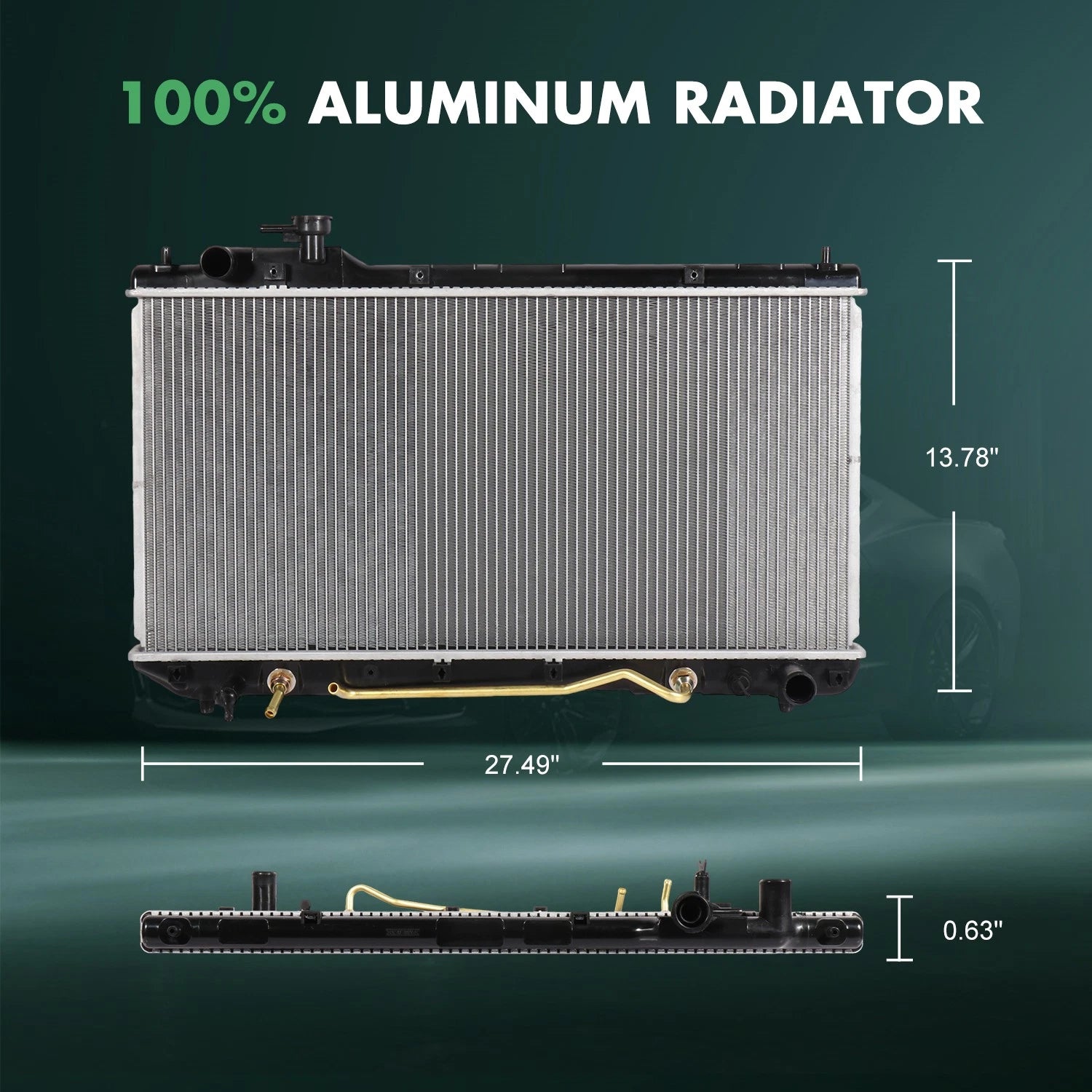 Aluminum Radiator for Toyota RAV4 (1998–2000)