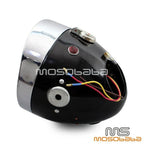 Black Housing Headlight for Zundapp DB DS DBK KS BMW R51 R60 R69