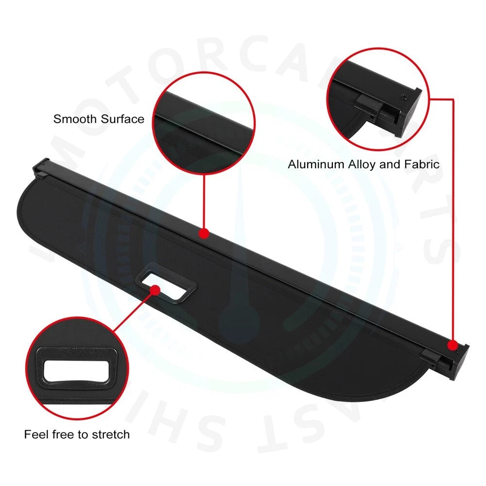 Retractable Rear Trunk Cargo Cover for Honda HR-V (2023–2024)