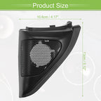 Pair A Pillar Door Tweeter Speaker Cover Trim for Toyota Corolla (2003–2008) Black
