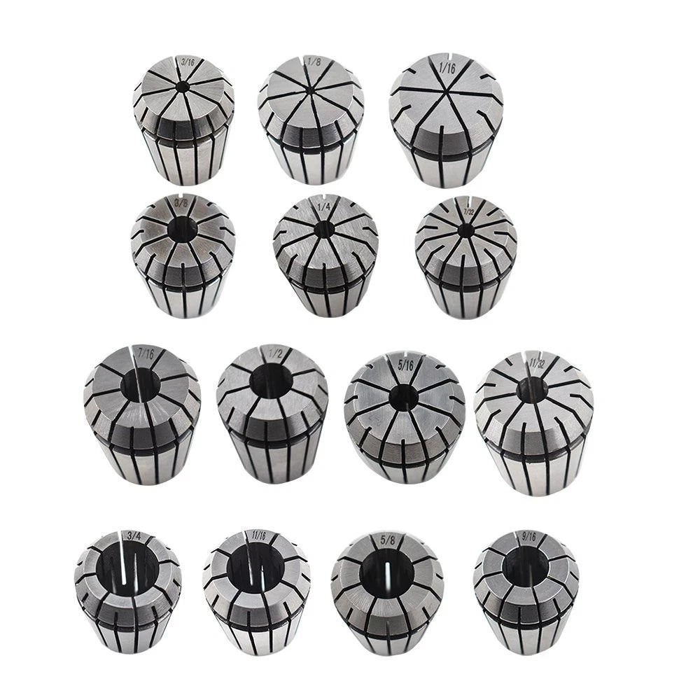 14Pcs ER32 Spring Collet Set for CNC Milling Lathe Engraving Machine