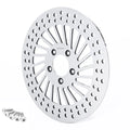 Front Brake Rotor Disc & Bolts for Harley Touring Glide Dyna Softail (2014–2023)